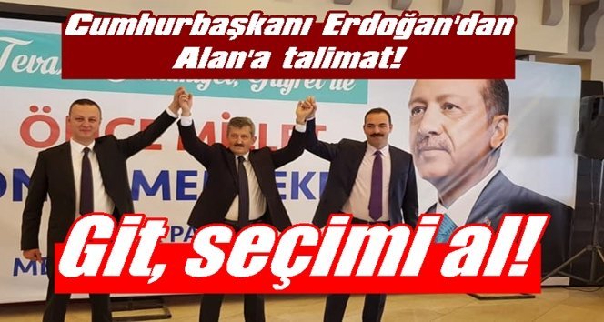 Dr. Ömer Selim Alan, Cumhurbaşkanına söz verdi…