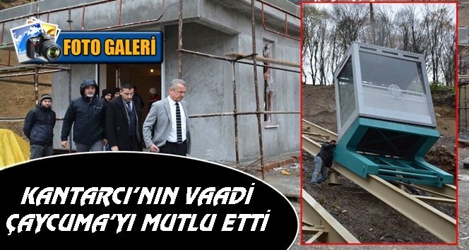 Çaycuma’da kent asansöründe sona yaklaşıldı…