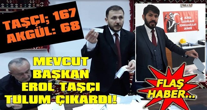 Bursa’da Zonguldaklılar yeniden Erol Taşçı’yı Başkan yaptı!.