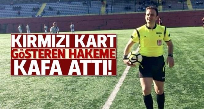 Filyos Ateşspor’lu oyuncu Yasin’den hakeme şiddet!.