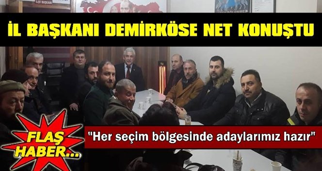 MHP Çaycuma’da toplandı…