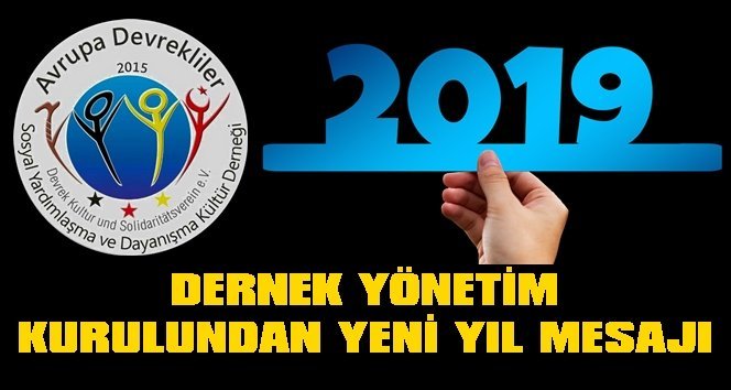 Avrupa’daki Devreklilerden 2019 yılı mesajı