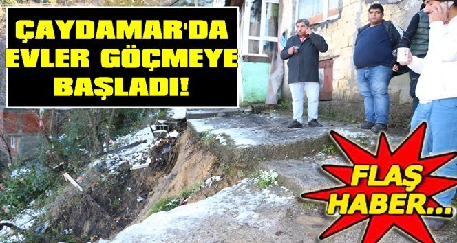 11 ev heyelan riski nedeniyle boşaltılıyor…