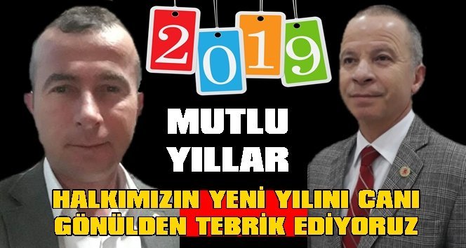 Celal ve Şenol Akdoğan muhtarlardan yeni yıl tebriği…