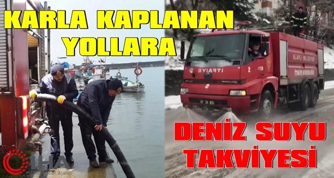 Buzlanmaya karşı ‘deniz suyu’ formülü…