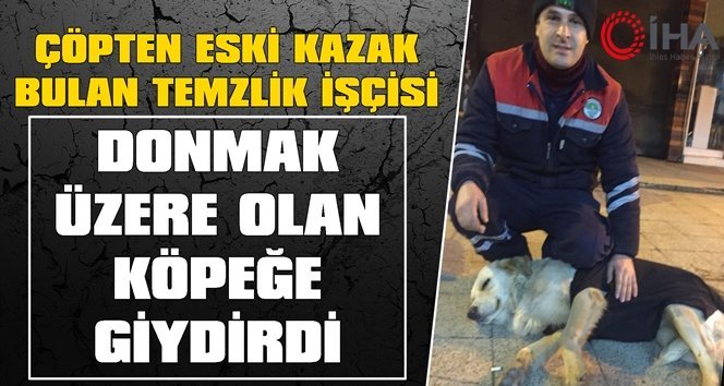 Temizlik işçisinden örnek hareket!.