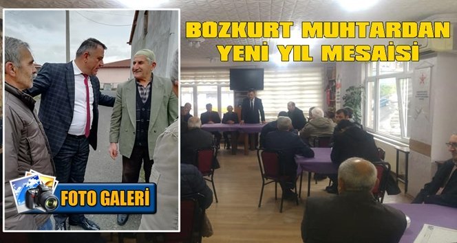 2019’un ilk mesaisini mahalleye ziyaret yaparak başladı