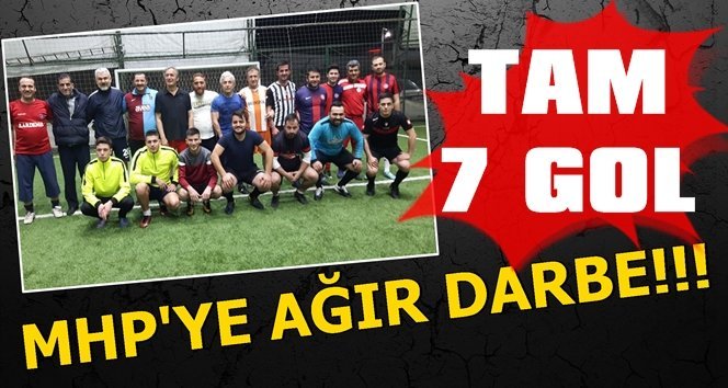 Gazetecilerden MHP’ye gol yağmuru…
