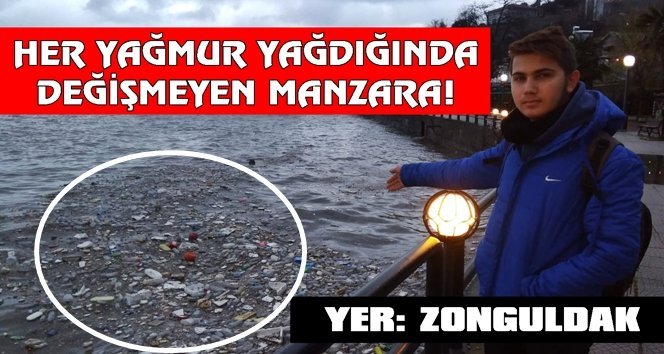 Bilinçsizce atılan atıklar sahili çöpe çevirdi!.