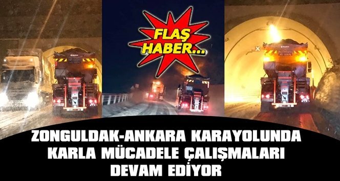 Karla mücadele ekipleri yoğun çalışıyor…