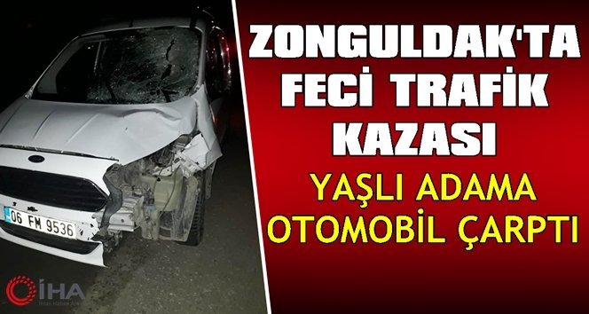 Otomobilin çarptığı yaşlı adam hayatını kaybetti