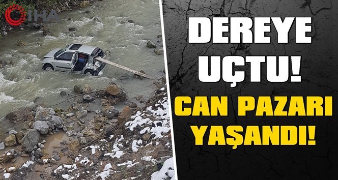 15 metreden dereye uçtu