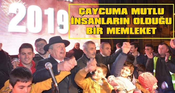2019’u coşku içinde karşıladılar. Alkışlar Bülent Kantarcı’ya…