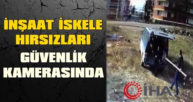 Kameraya aldırmadan çaldılar!.