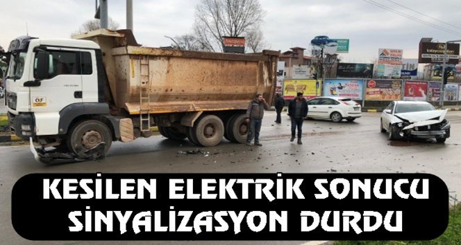 Zırt pırt kesilen elektrik kazaya davetiye çıkardı!.