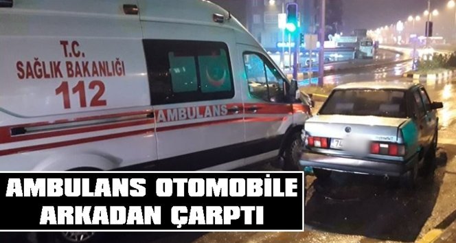 Kayganlaşan yol kazaya davetiye çıkardı…