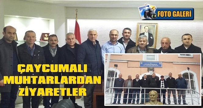 Muhtarlardan Paça ve Özen’e ziyaret…