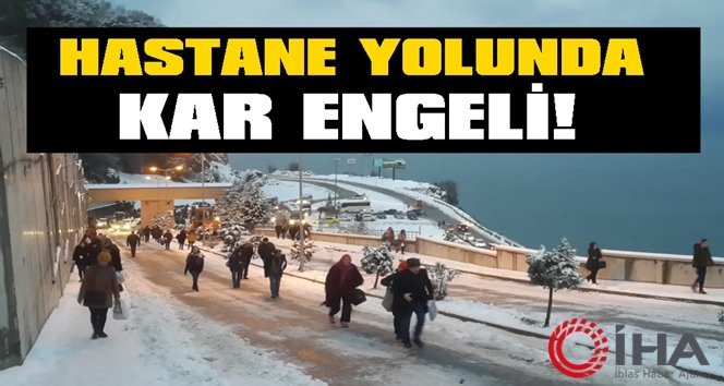 Hastalar ve personel zor anlar yaşadı…