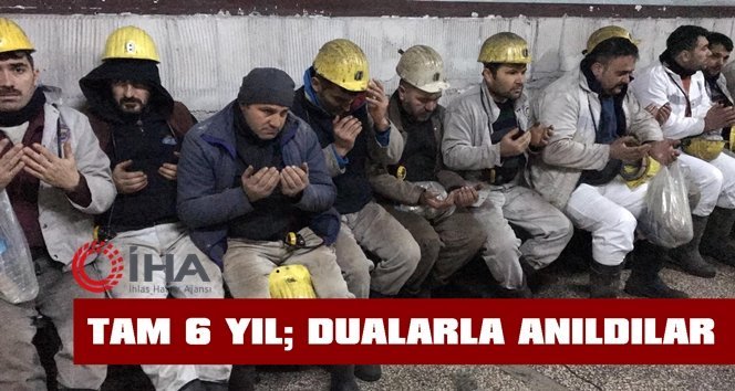 8 madenci dualarla anıldı…