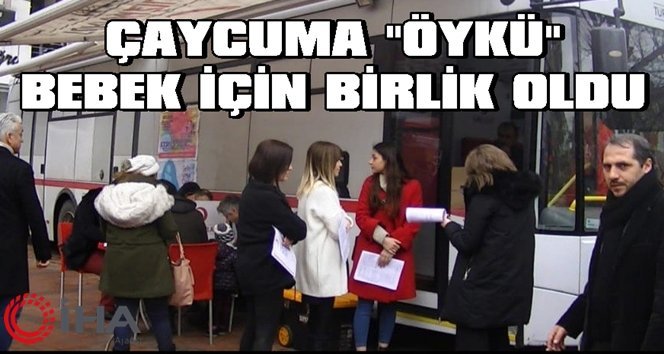 Öykü bebek için kök hücre bağışı yapıldı…