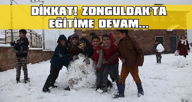 “Bir günlük izinden sonra eğitime devam ediyoruz”