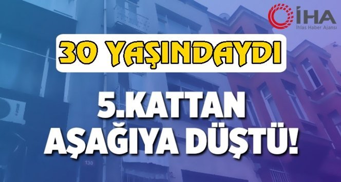 Beton zemine düştü…