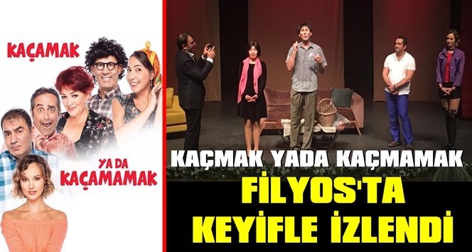 Filyoslular ücretsiz tiyatroyu keyifle izledi…