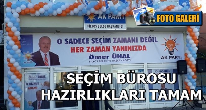 ‘O sadece seçim zamanı değil her zaman yanınızda!’