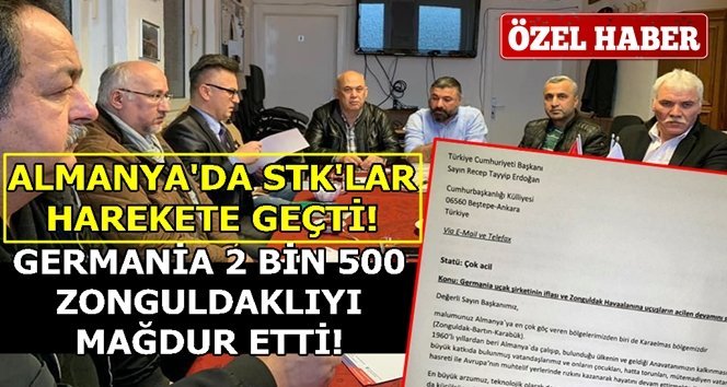 Şok!! Germania 2 bin 500 Zonguldaklıyı mağdur etti!