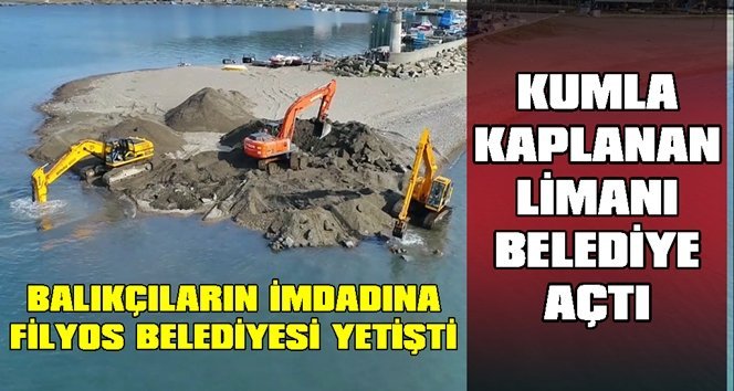 Proje hatası Filyos limanını kumla doldurdu!.