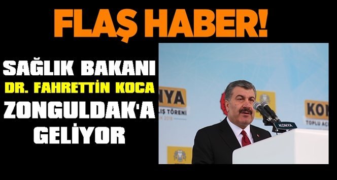 Sağlık Bakanı geliyor…