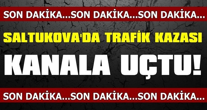 Karı-koca su kanalına uçtu!.