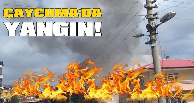 5 katlı binanın çatı katı yandı!.