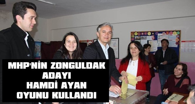 Ayan, oyunu eşi ve çocuklarıyla kullandı
