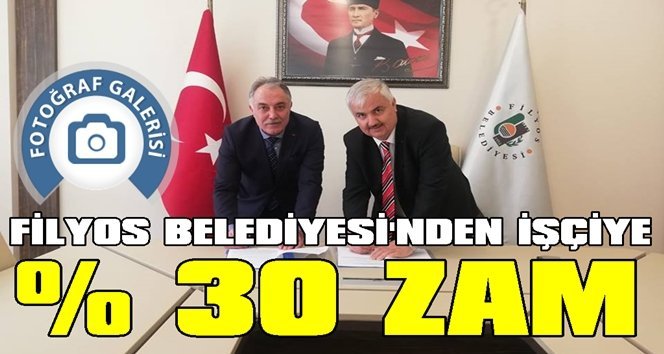 Filyos Belediyesi’nde toplu iş sözleşmesi imzalandı