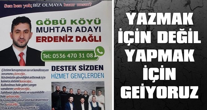 Dağlı; “Sevdamız Göbü!.”