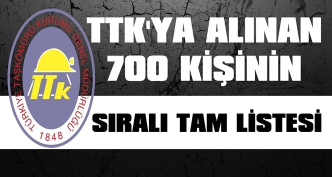 TTK’ya girmeye kazananların tam listesi…