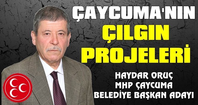 Haydar Oruç’tan Çaycuma’yı değiştirecek projeler!.