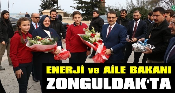 Enerji Bakanı ile Aile Bakanı Zonguldak’ta