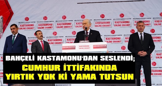 Bahçeli; “Muhalifler zillete tutunmuştur ama zilletten umut yoktur”