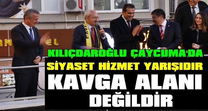 Kılıçdaroğlu Çaycumalılar ile buluştu!.