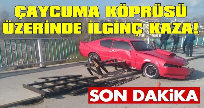 Filyos Çayı’na uçmasını bariyer engelledi!.