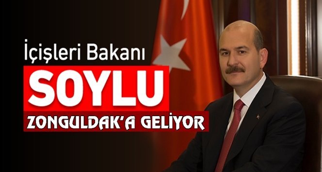 Bakan Soylu 20 Mart’ta Zonguldak’ta…