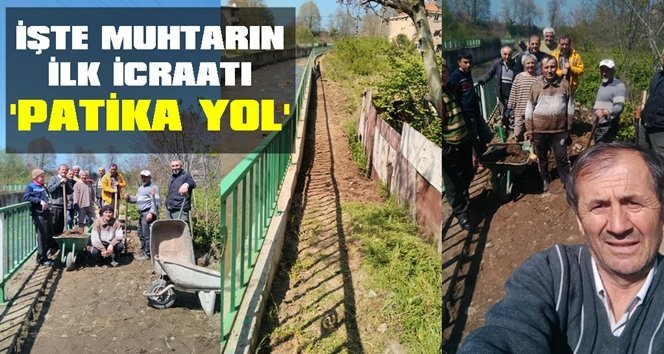 Göbü’nün şantiye elemanları işe başladı…