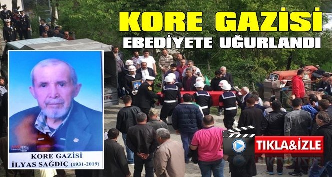 Hayatını kaybeden Kore gazisine askeri tören