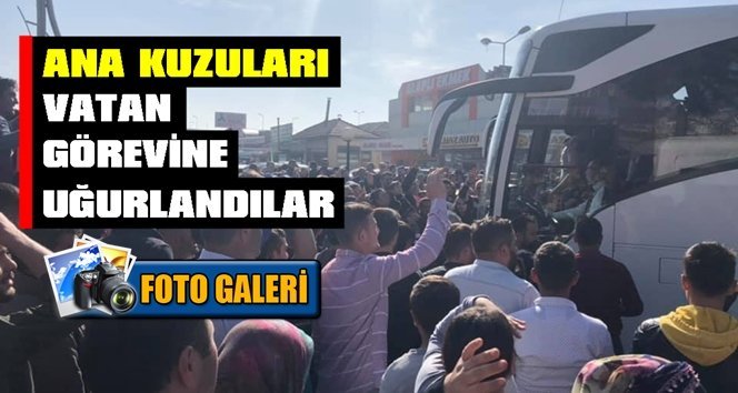 Davul, zurna eşliğinde uğurlandılar…