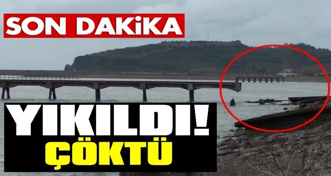 Tarihi iskele yıllar geçtikçe çökmeye başladı!