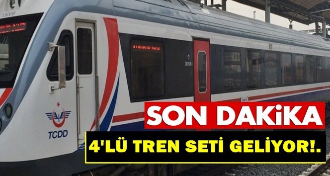 Zonguldak-Karabük hattına bir 4’lü set daha!.