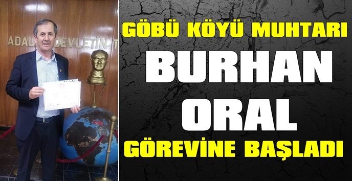 Burhan Oral mazbatasını aldı