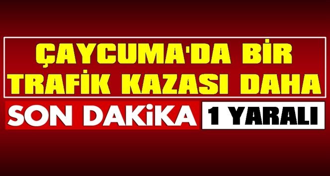 Otomobil duran araçlara çarptı